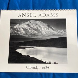 Ansel Adams 1986 spiral bound calendar nwot